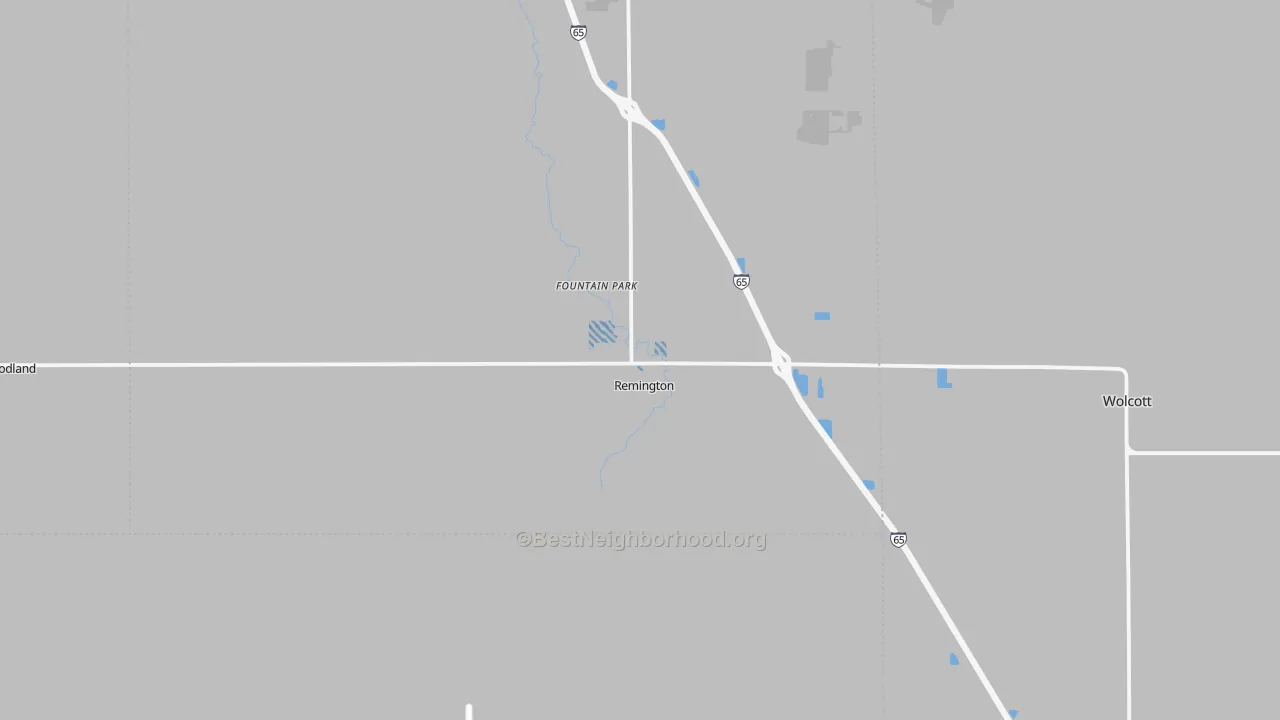 Transit Grade map of Remington, IN