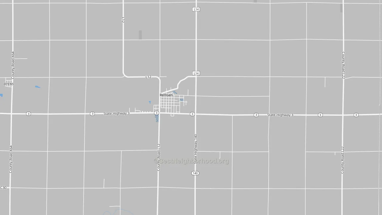 Transit Grade map of Remsen, IA