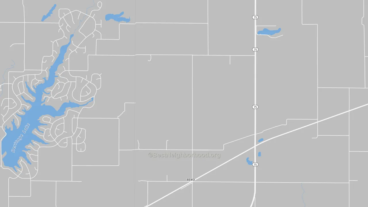 Transit Grade map of Reno, IN