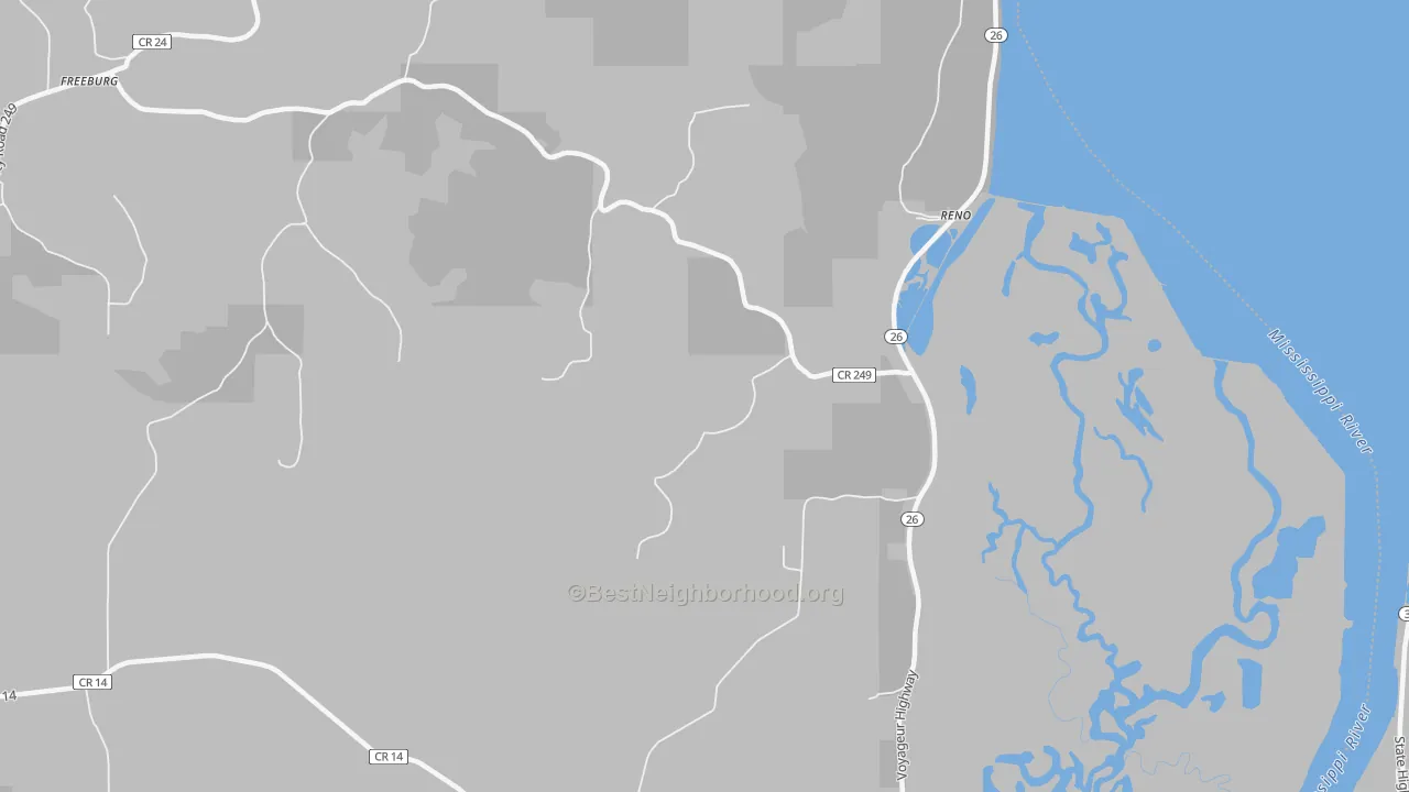 Transit Grade map of Reno, MN