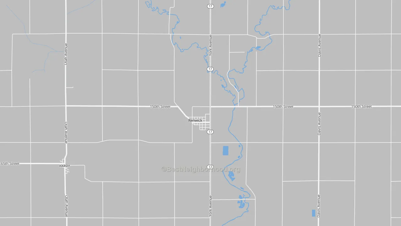 Transit Grade map of Renwick, IA
