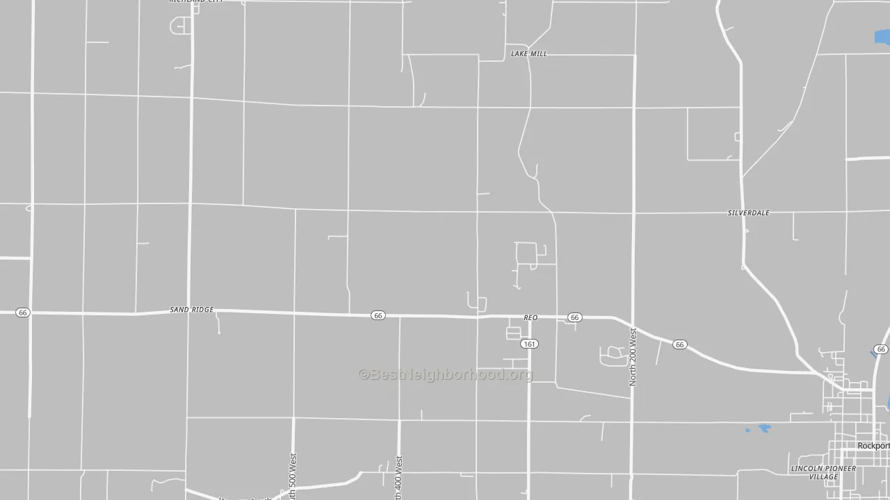 Transit Grade map of Reo, IN