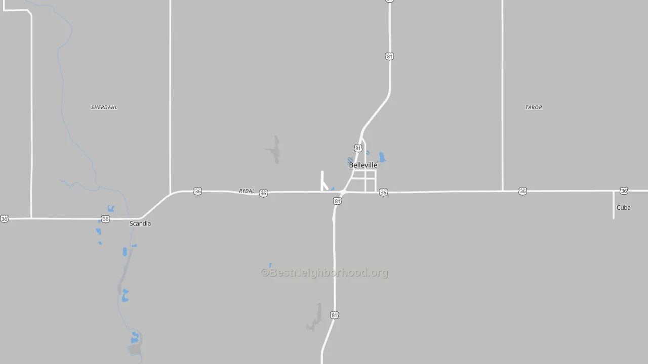 Transit Grade map of Republic County, KS