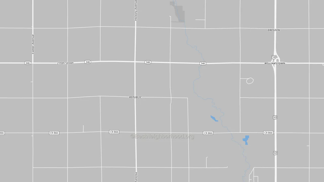 Transit Grade map of Republic, IA