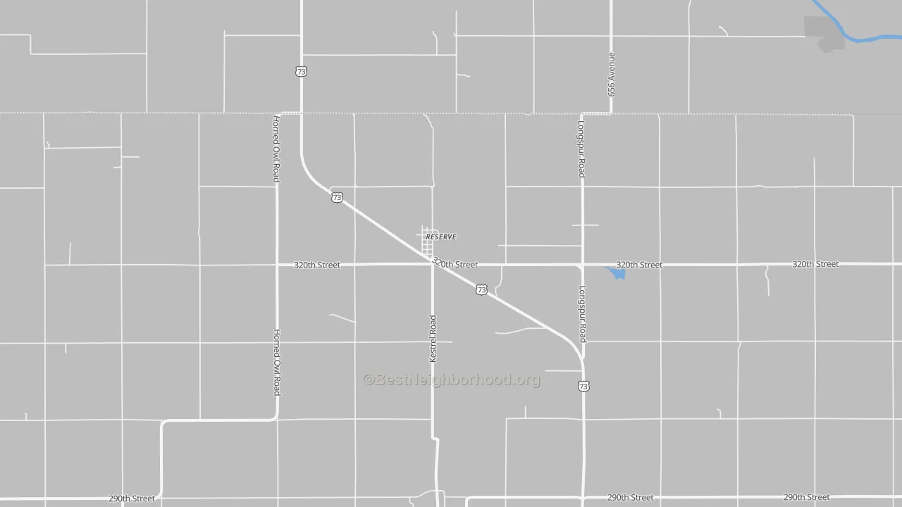 Transit Grade map of Reserve, KS
