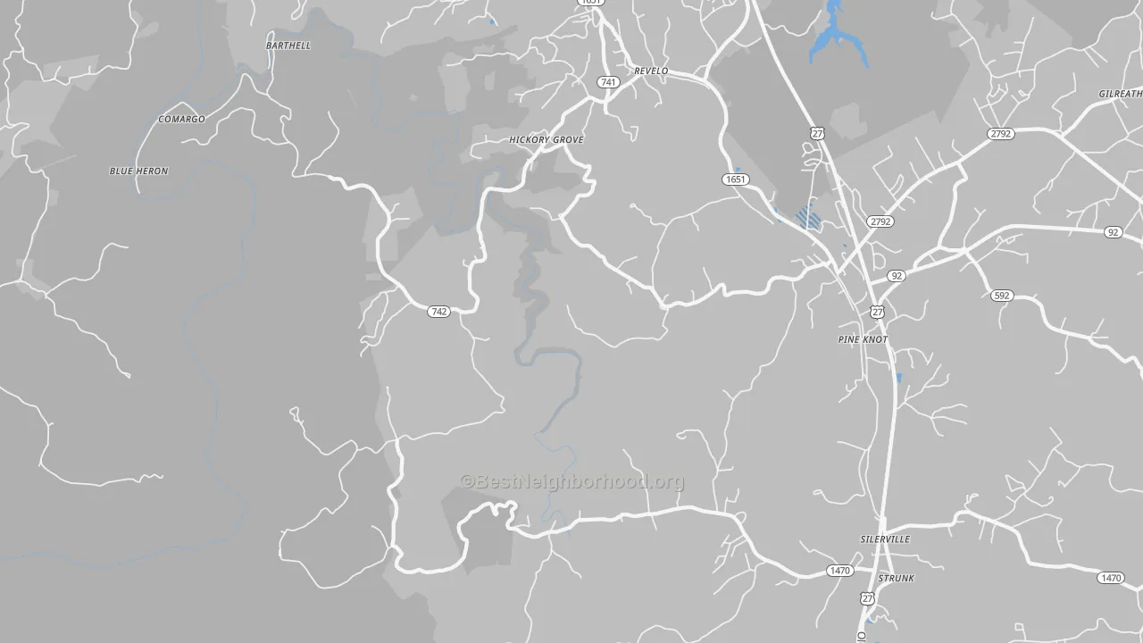 Transit Grade map of Revelo, KY