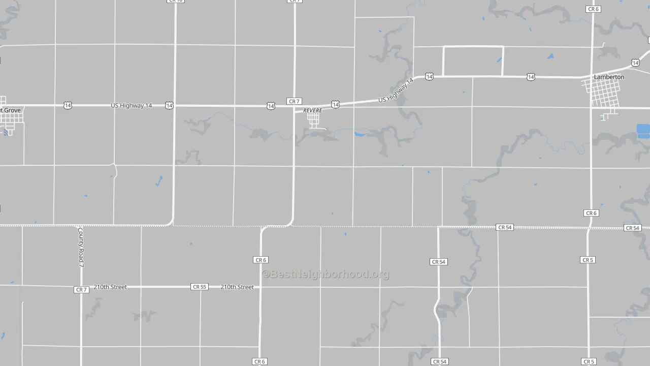 Transit Grade map of Revere, MN