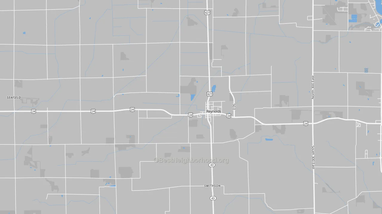 Transit Grade map of Reynolds, IN