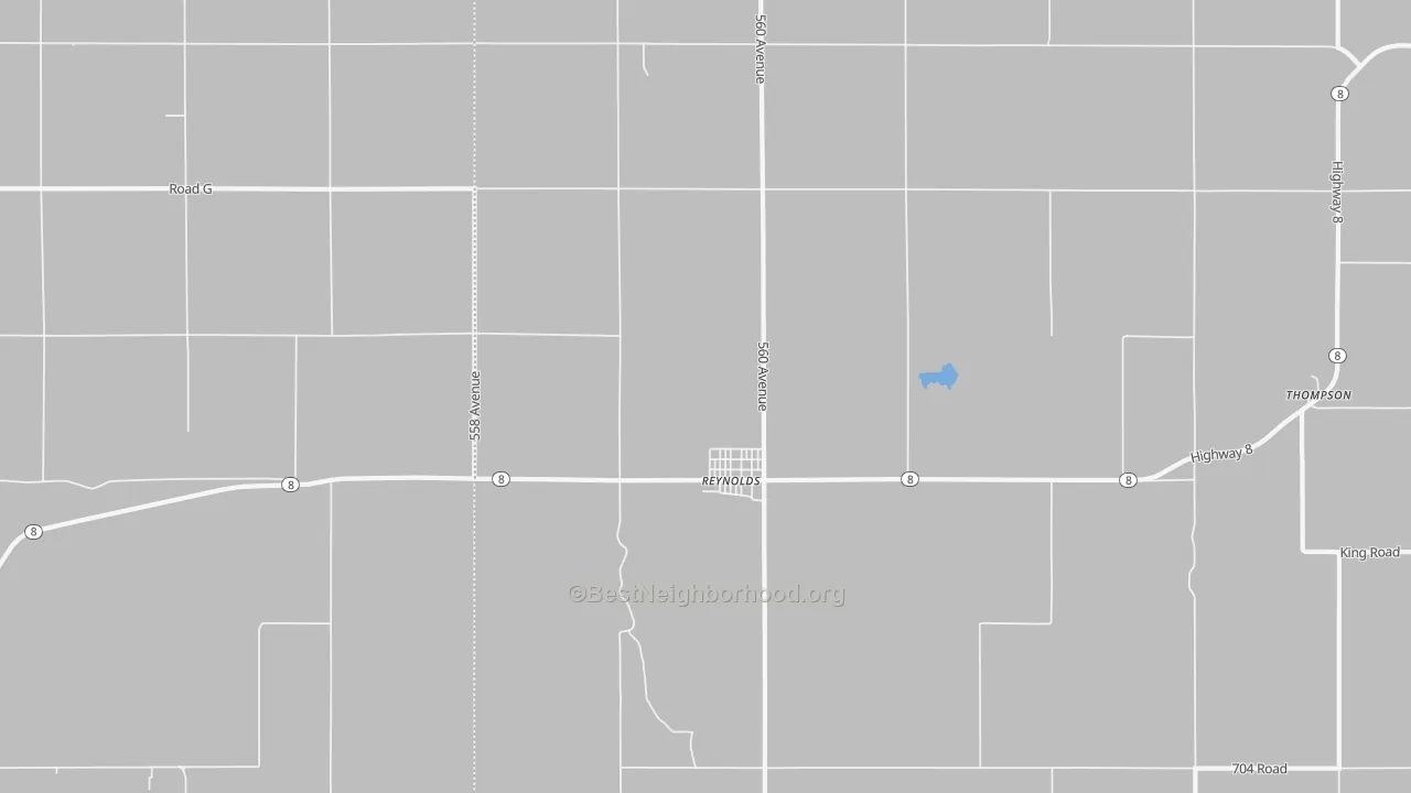 Transit Grade map of Reynolds, NE