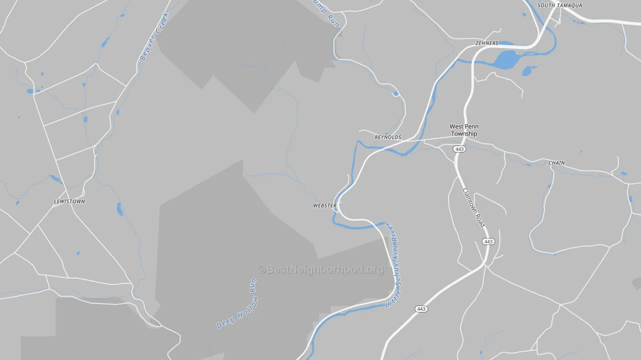 Transit Grade map of Reynolds, PA