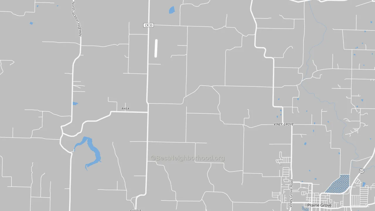 Transit Grade map of Rhea, AR