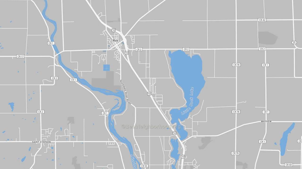 Transit Grade map of Rice, MN