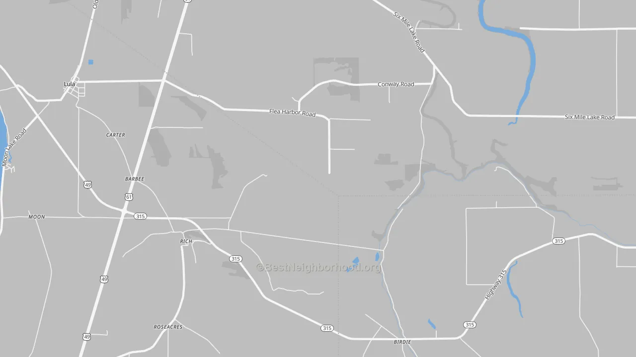 Transit Grade map of Rich, MS