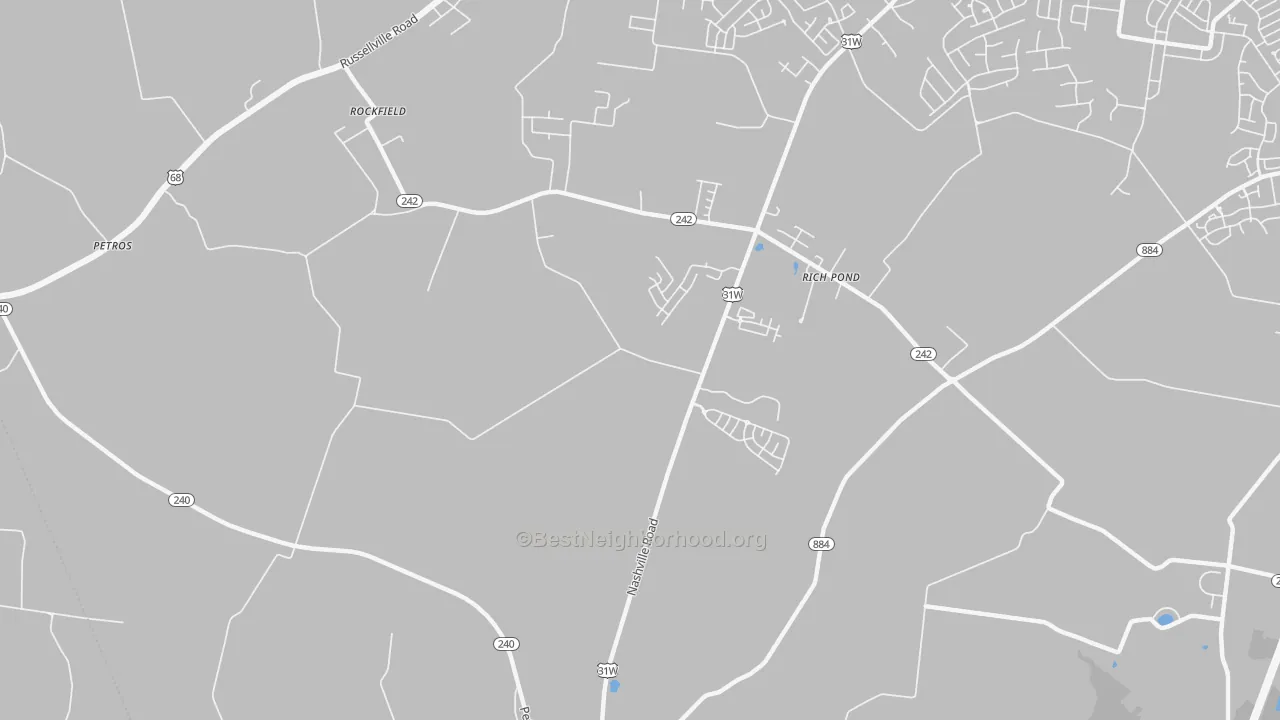 Transit Grade map of Rich Pond, KY