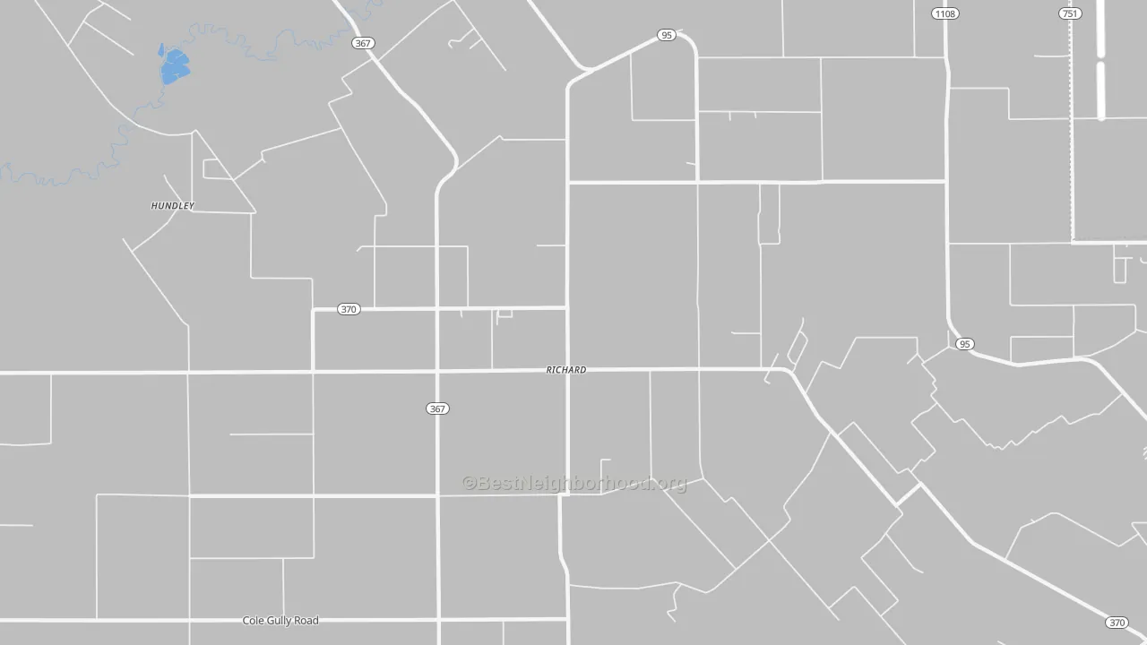 Transit Grade map of Richard, LA