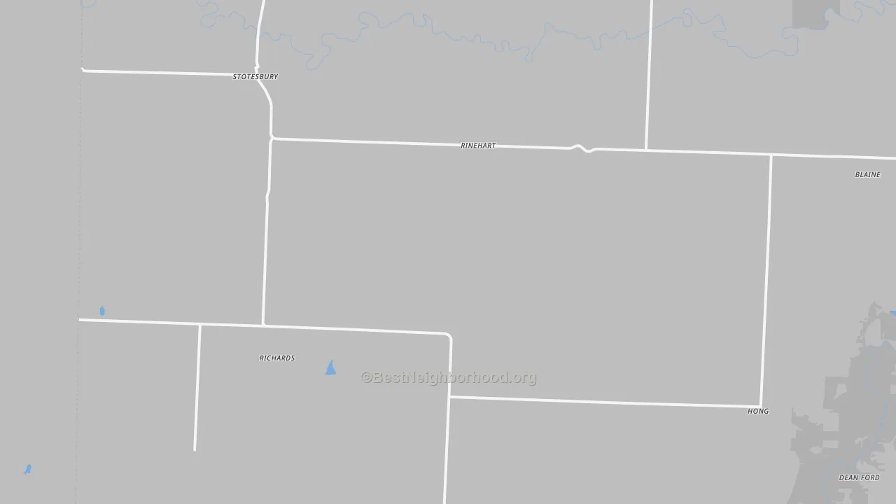 Transit Grade map of Richards, MO
