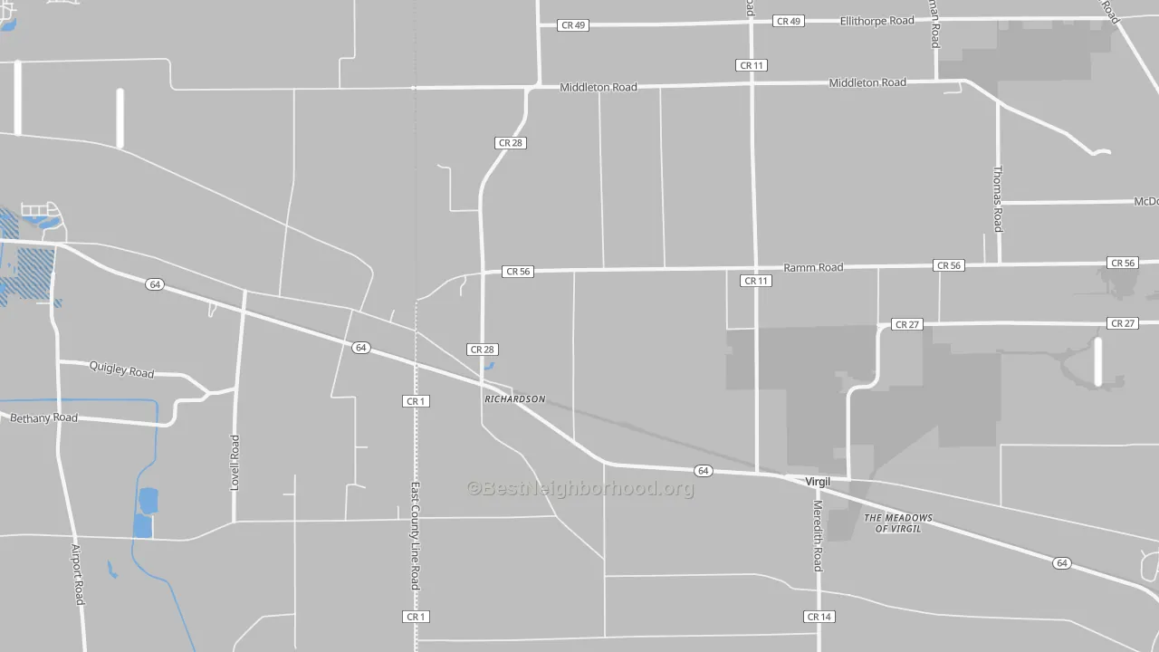 Transit Grade map of Richardson, IL