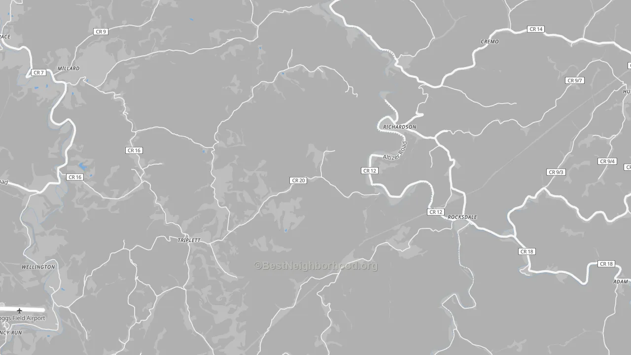 Transit Grade map of Richardson, WV