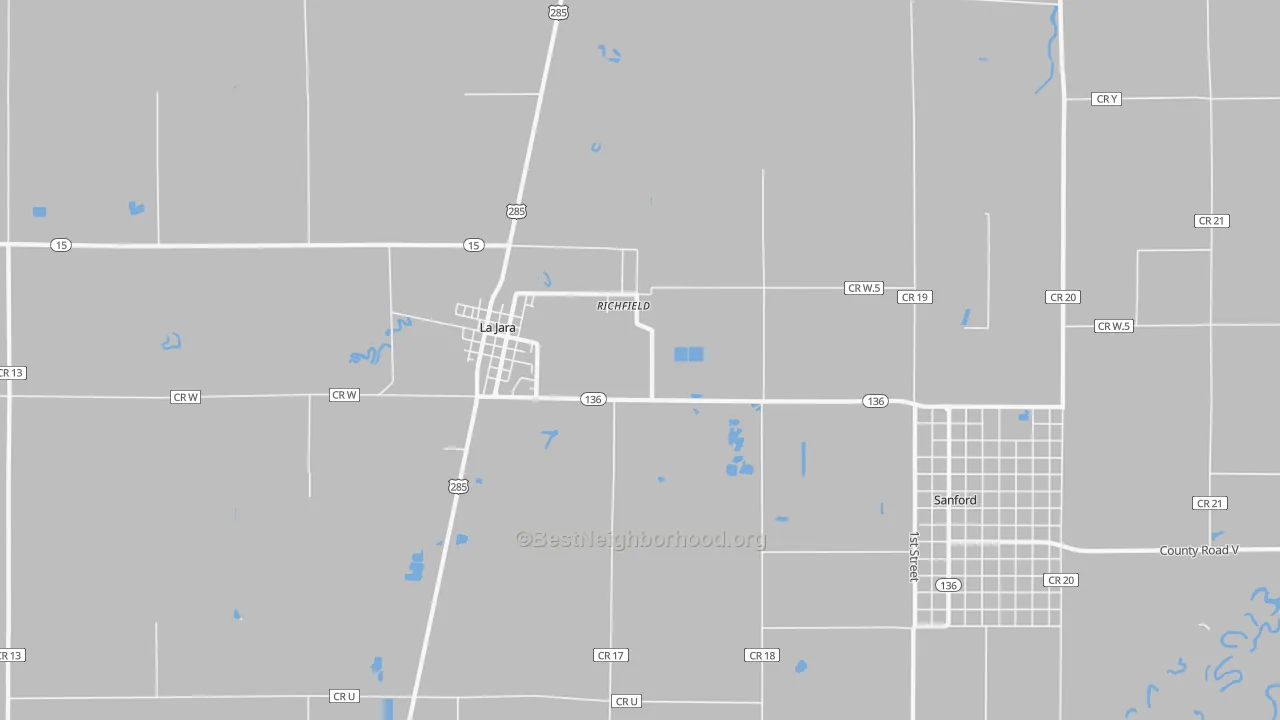 Transit Grade map of Richfield, CO
