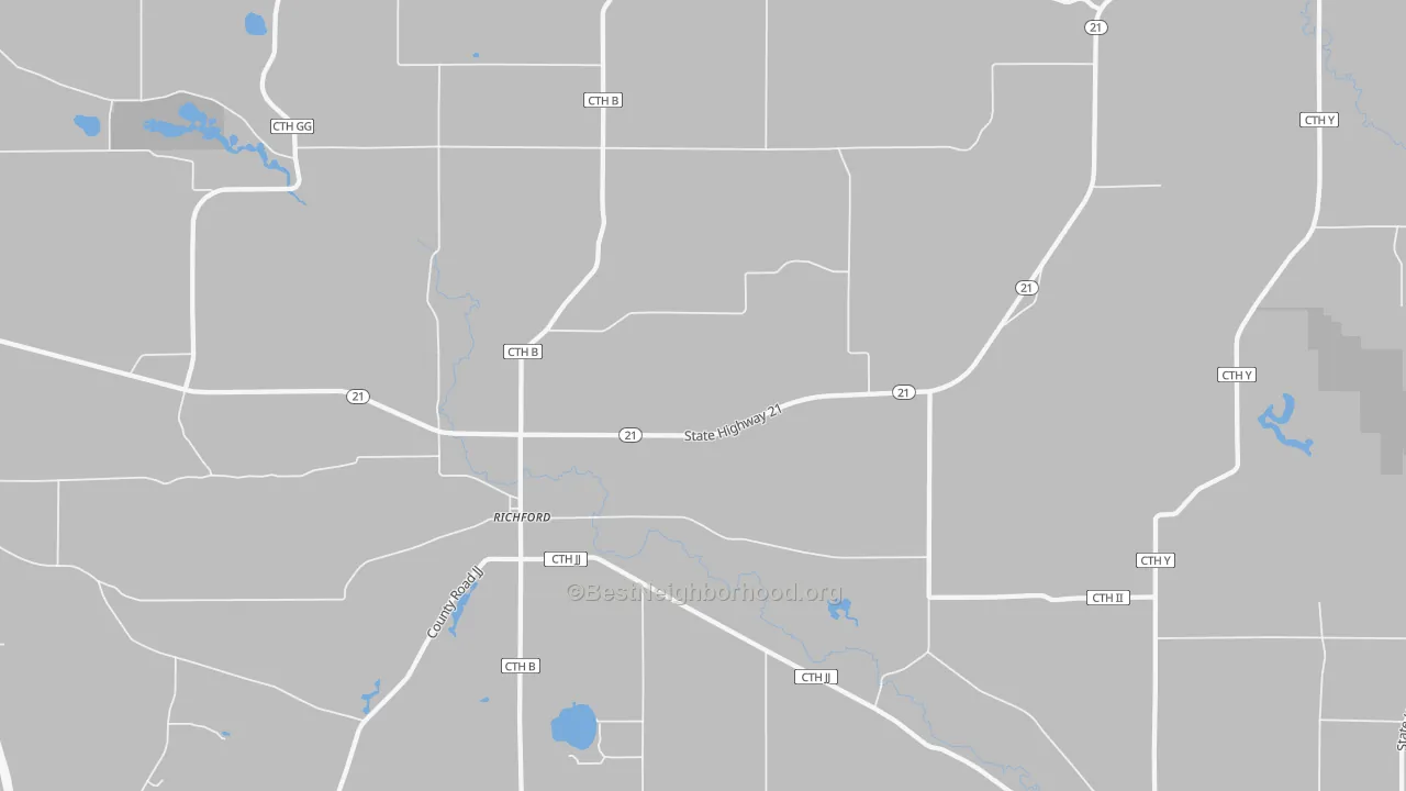 Transit Grade map of Richford, WI
