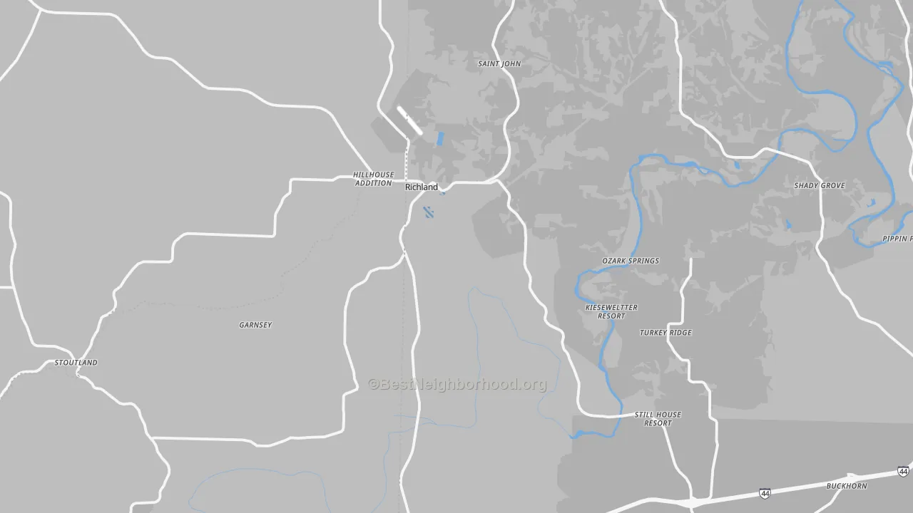 Transit Grade map of Richland, MO