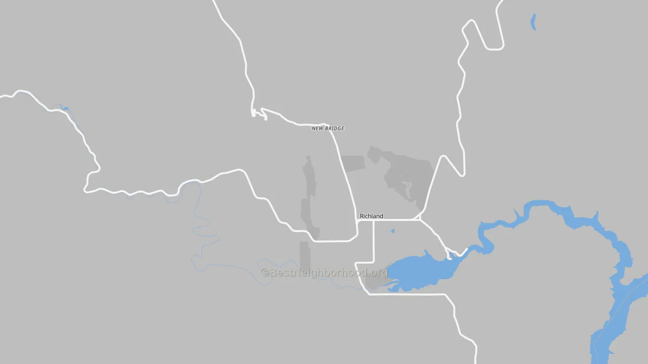 Transit Grade map of Richland, OR