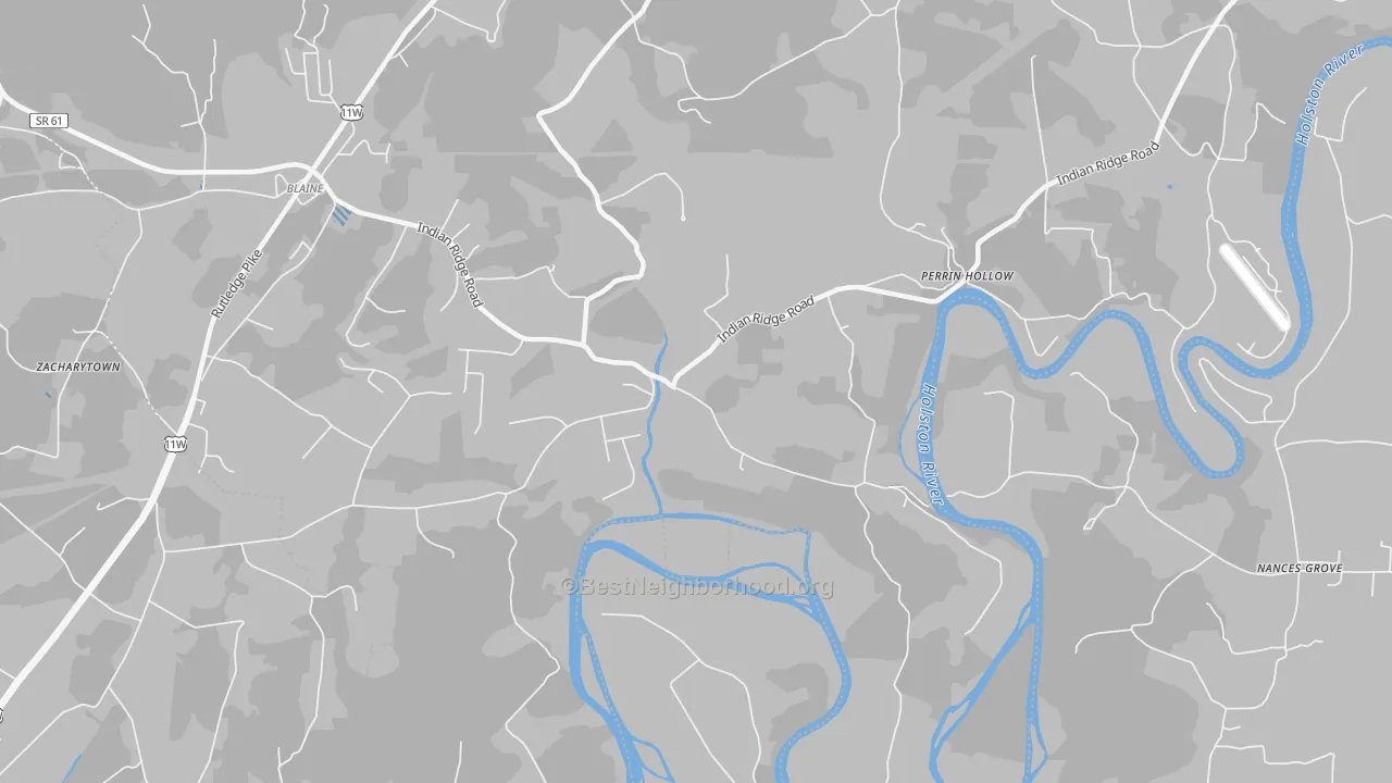 Transit Grade map of Richland, TN