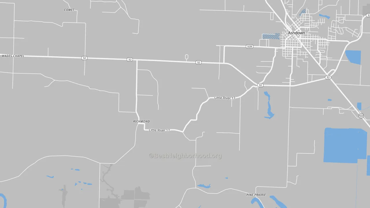 Transit Grade map of Richmond, AR