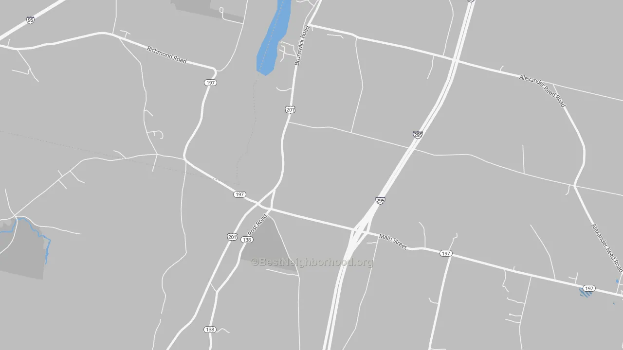 Transit Grade map of Richmond Corner, ME