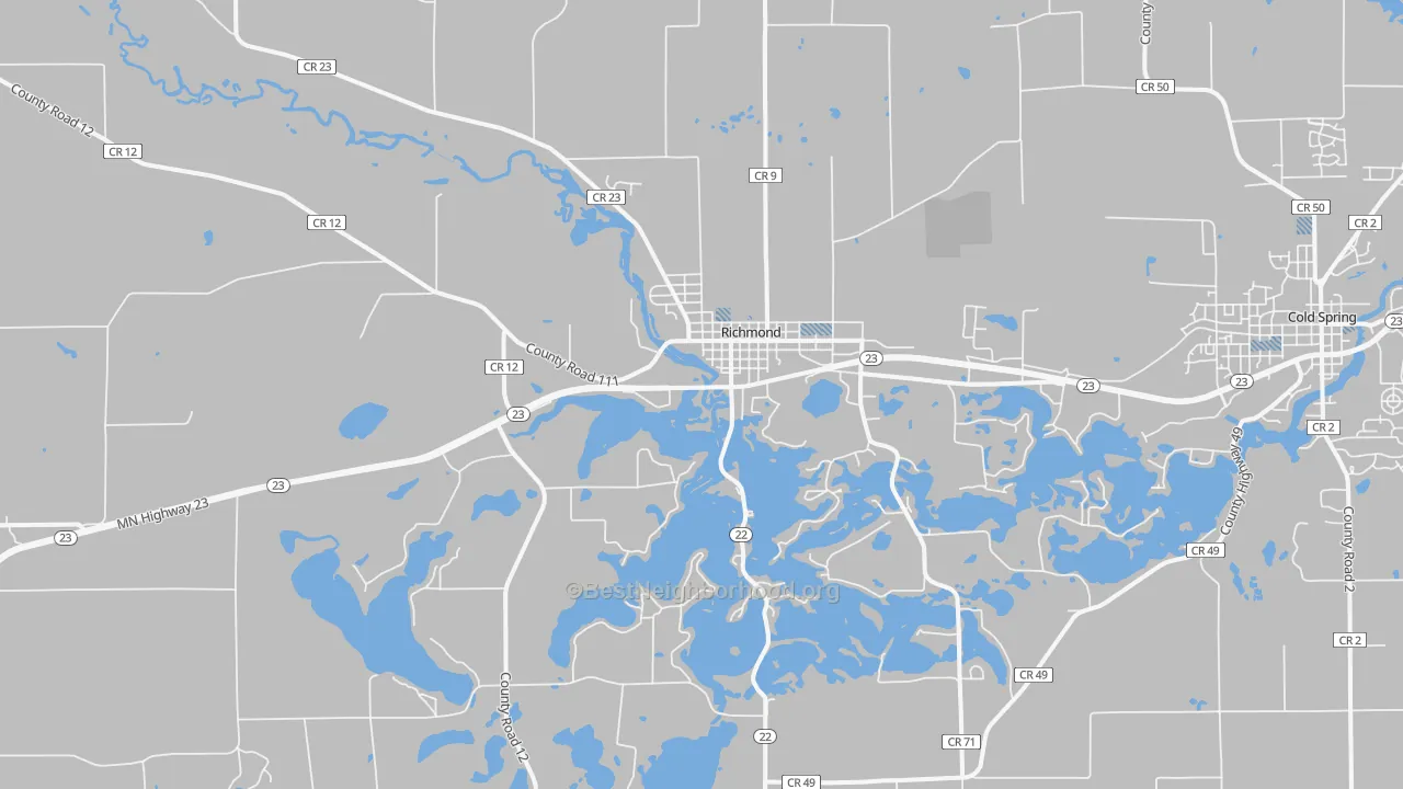 Transit Grade map of Richmond, MN