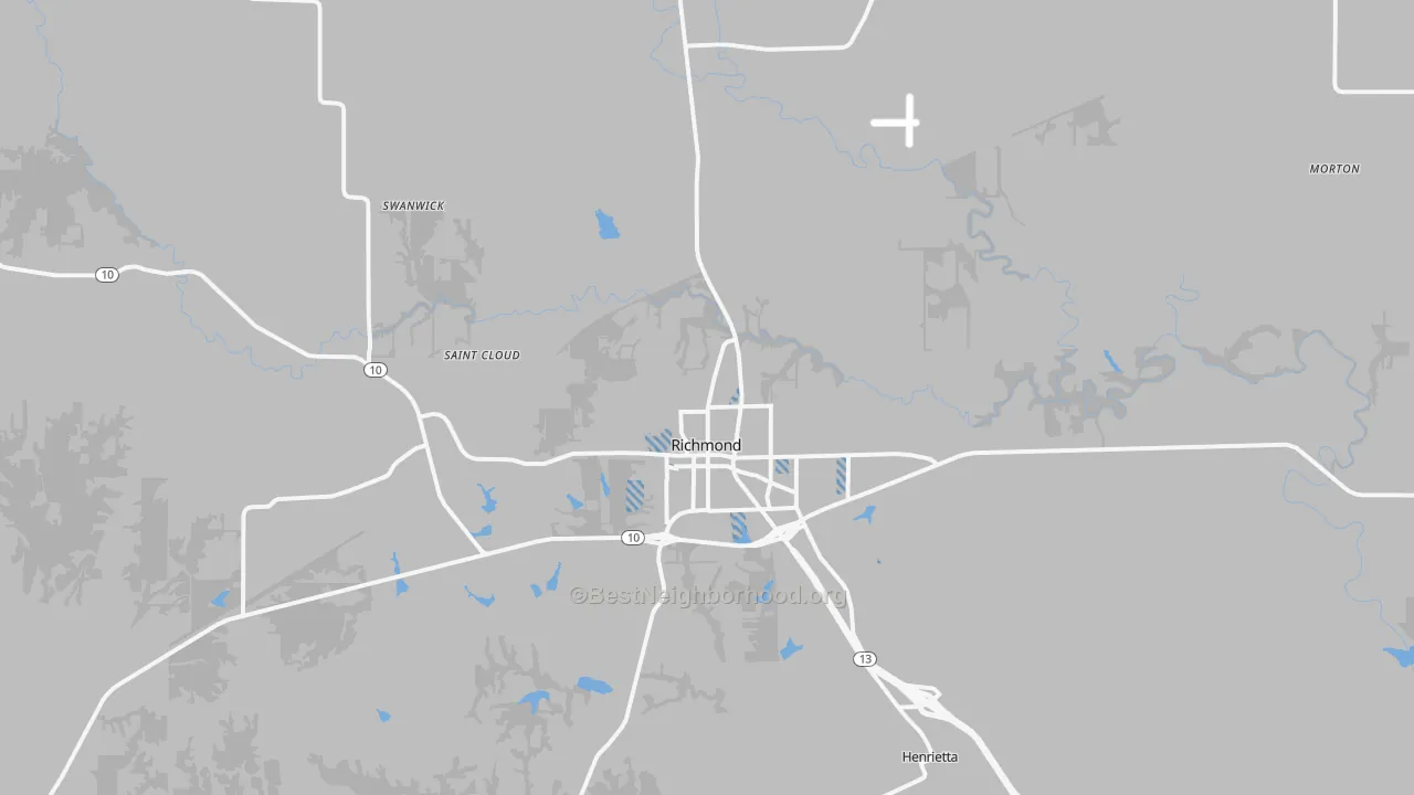 Transit Grade map of Richmond, MO
