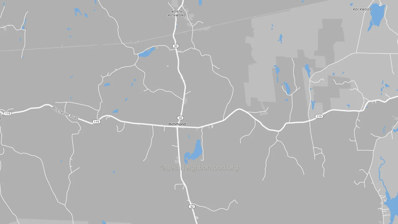 Transit Grade map of Richmond, NH