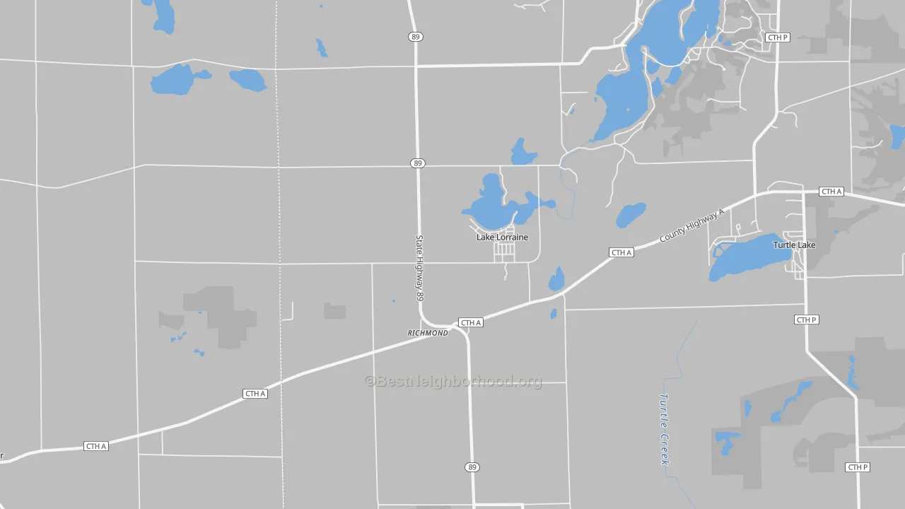 Transit Grade map of Richmond, WI