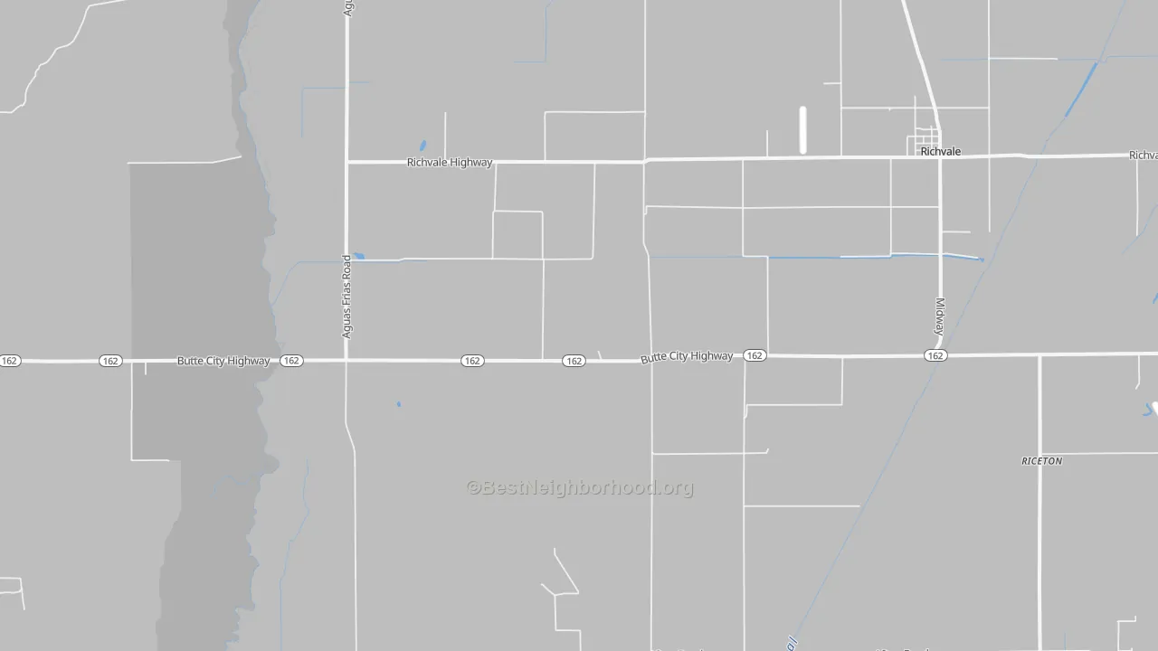 Transit Grade map of Richvale, CA