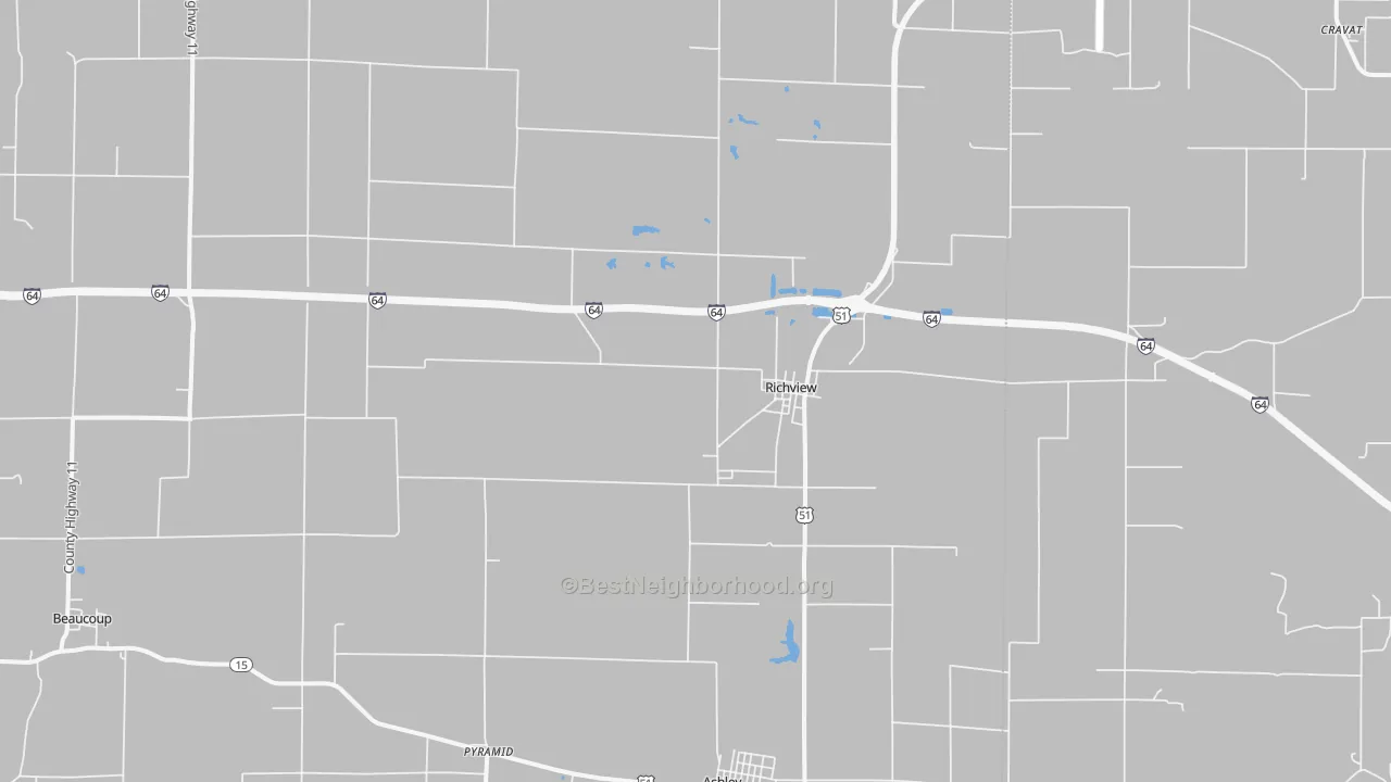 Transit Grade map of Richview, IL