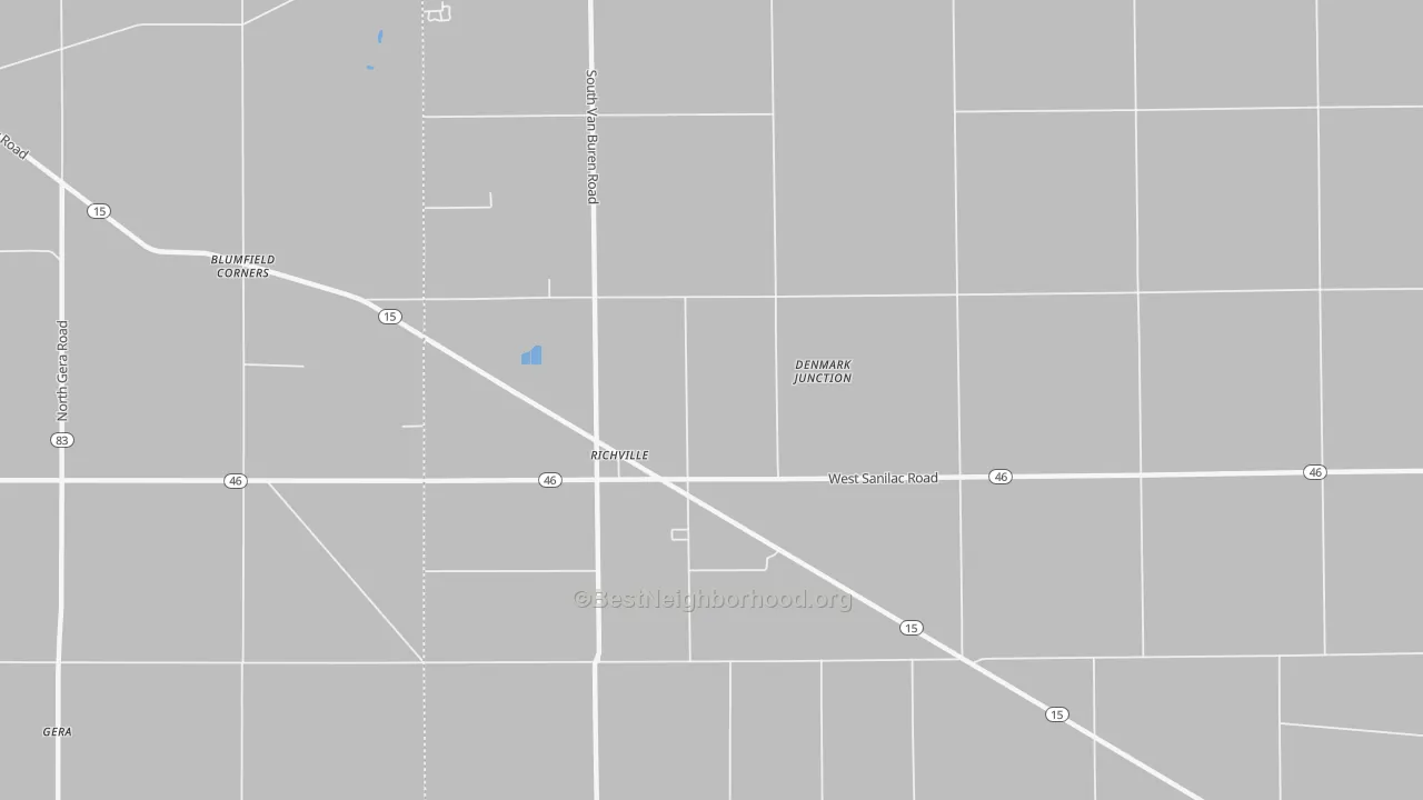 Transit Grade map of Richville, MI