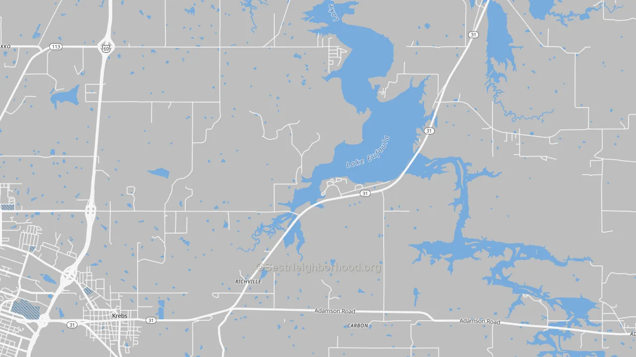 Transit Grade map of Richville, OK