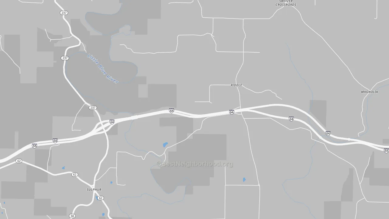 Transit Grade map of Riddle, IN