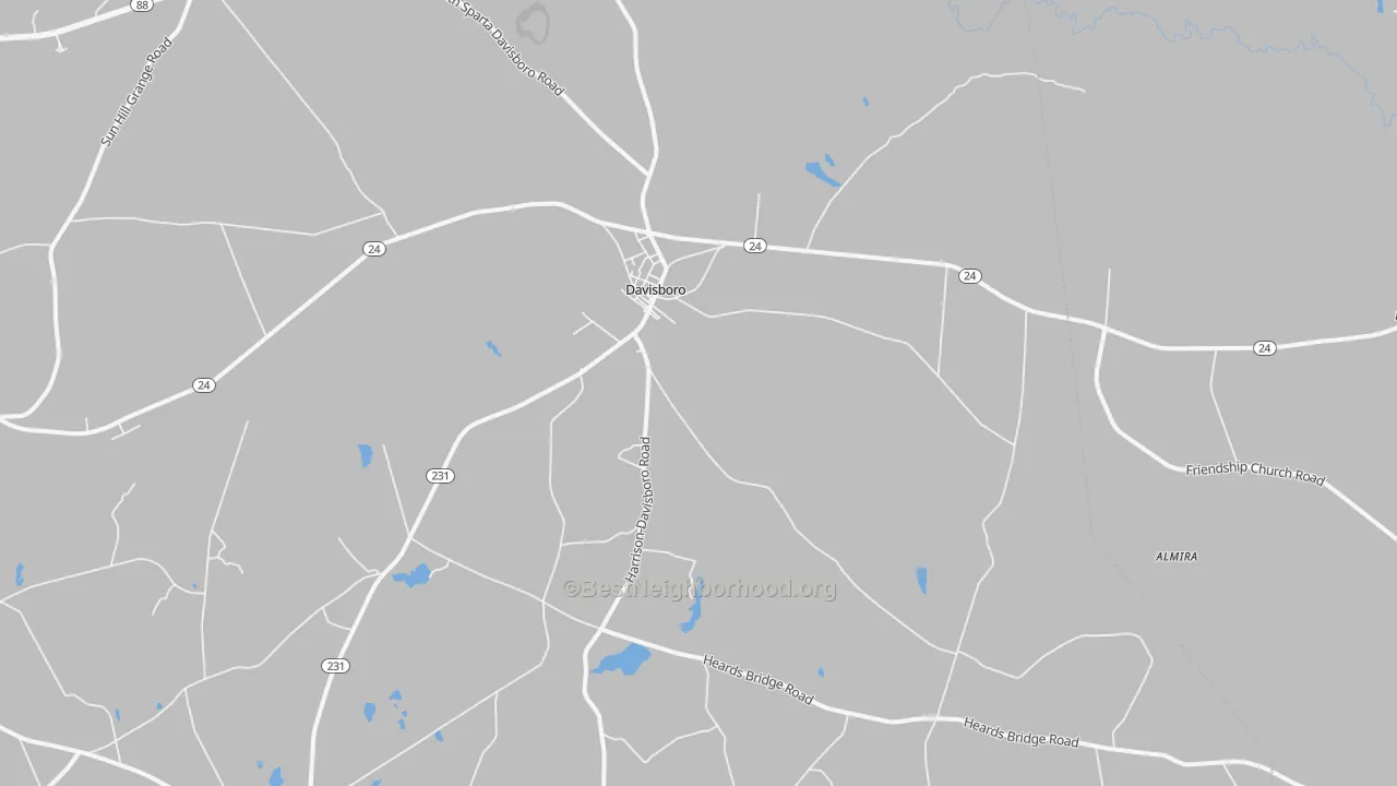 Transit Grade map of Riddleville, GA