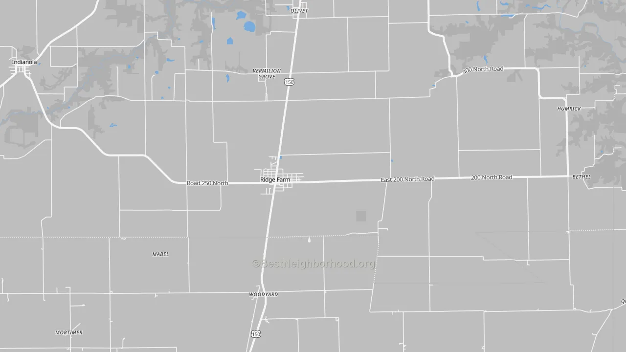 Transit Grade map of Ridge Farm, IL