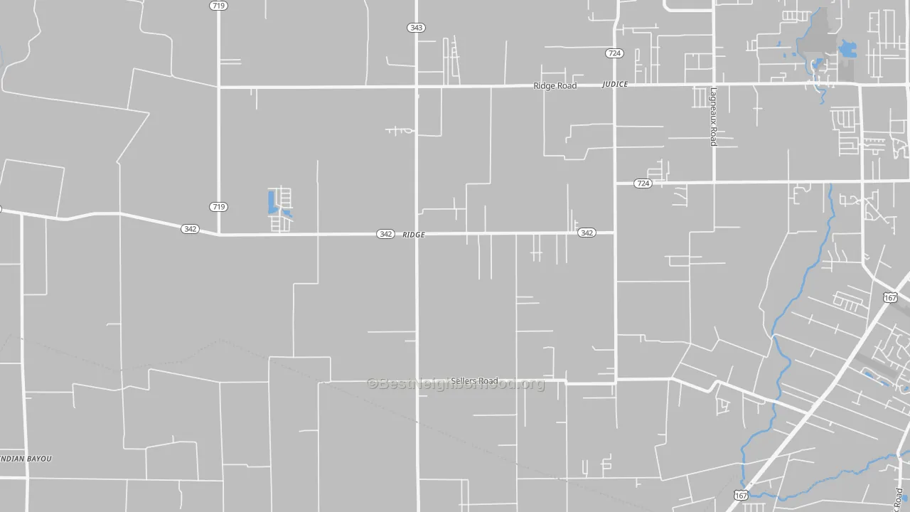 Transit Grade map of Ridge, LA