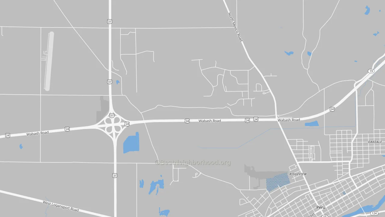 Transit Grade map of Ridgeview, IN