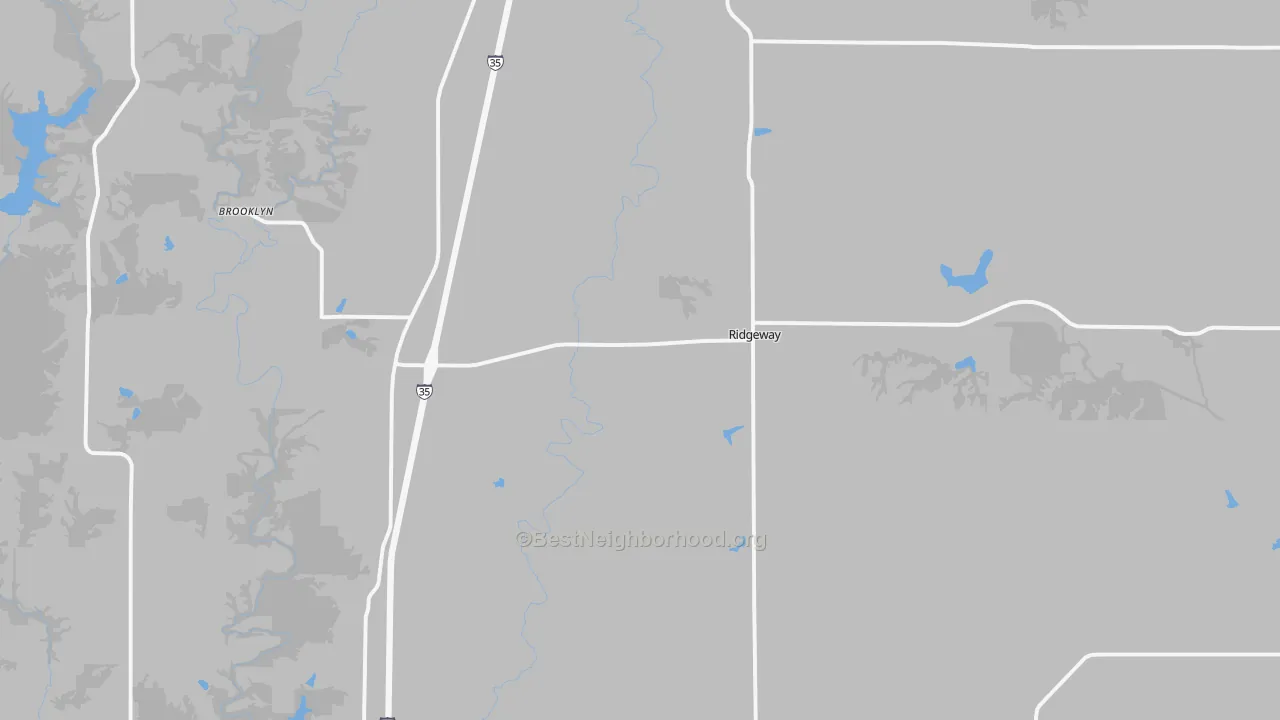 Transit Grade map of Ridgeway, MO