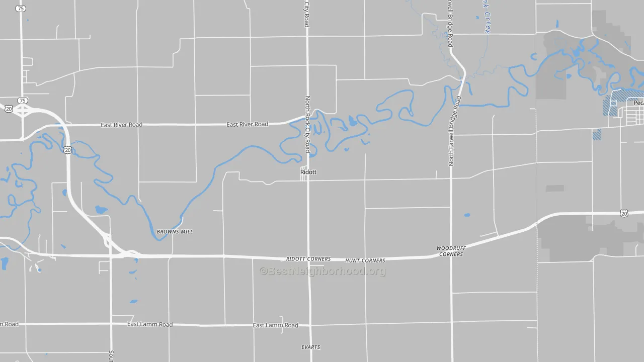 Transit Grade map of Ridott, IL