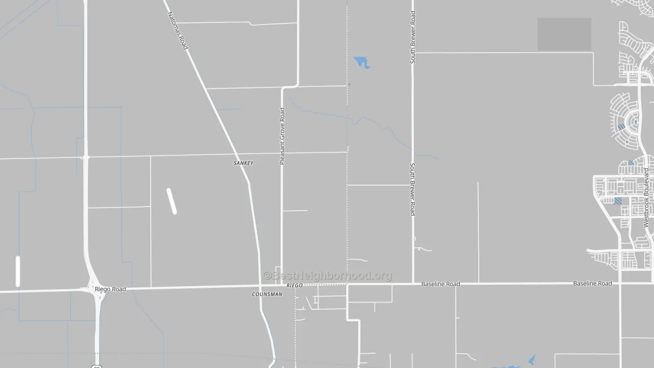 Transit Grade map of Riego, CA