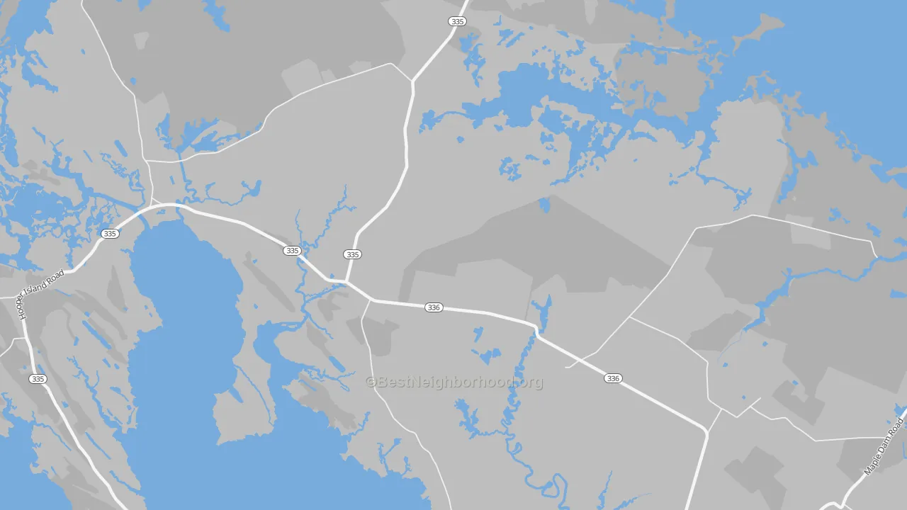 Transit Grade map of Riggins Corner, MD