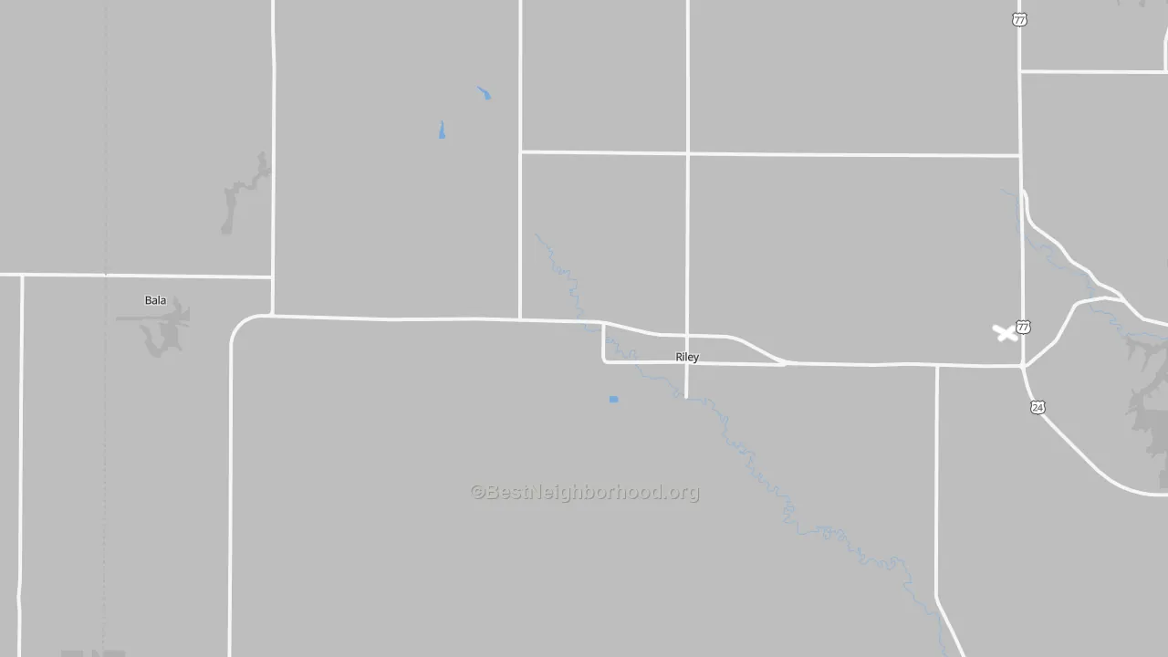 Transit Grade map of Riley, KS