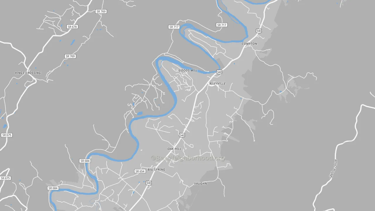 Transit Grade map of Rileyville, VA
