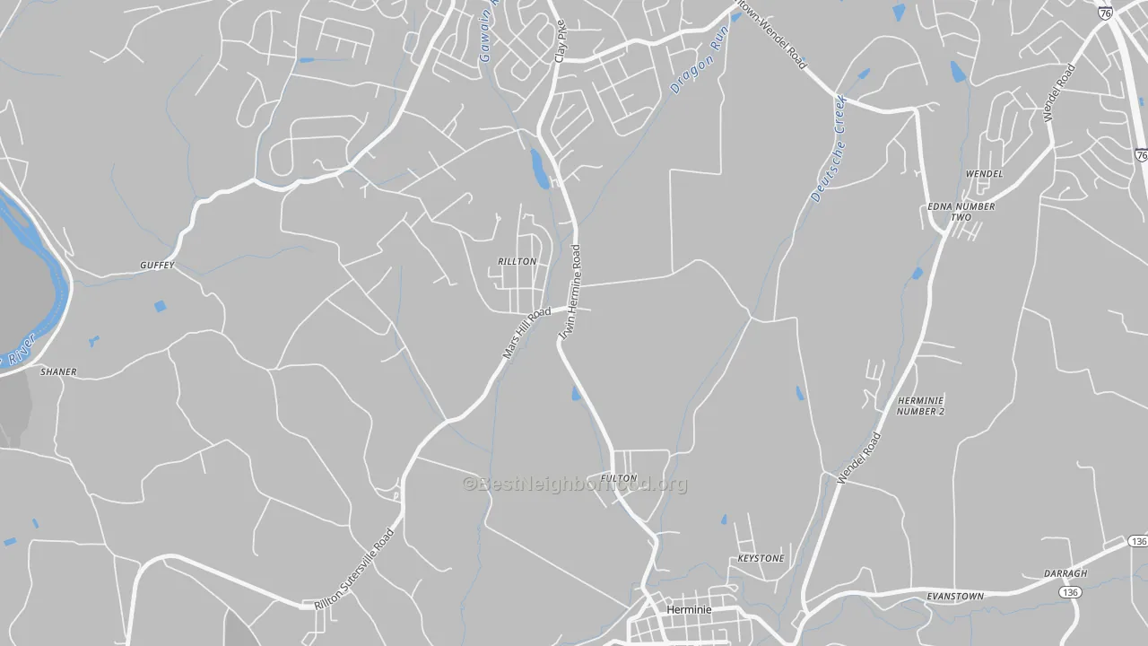Transit Grade map of Rillton, PA