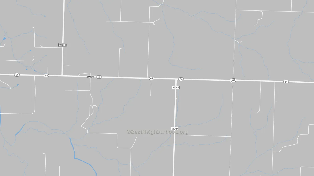 Transit Grade map of Rimby, MO